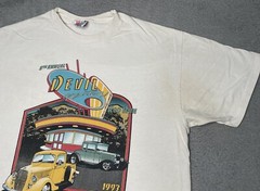 Vintage 90s 8th Annual Devil Mountain Rod Rush Concord CA Single Stitch Tshirt