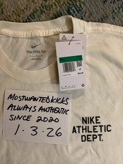NWT Nike Max90 Fitness Pale Ivory & Black T-Shirt Men’s Sz XL FREE SHIPPING!!