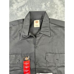 Men’s Dickies L Black Short Sleeve Work Shirt NWT New With Tags