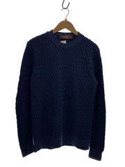 Other Brands Knit Sweater (Thick) Wool NVY Solid Color 70864 andreandreoli