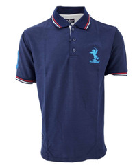 New Mens Polo Shirt T-Shirt Top Tee Short Sleeve Contrast Colours S M L XL XXL