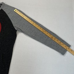 AC/DC Sydney AU Shirt Mens XL Gray Long Sleeve Raglan Graphic Rock Band Tee