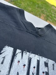 VTG Pantera Football Jersey Shirt XL Winterland Heavy Metal Band Tee Black VNeck