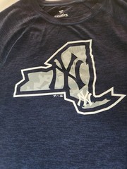 Men’s New York Yankees State Logo T-Shirt Fanatics Blue Baseball Adult Medium