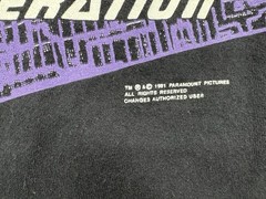 VNG Star Trek Next Generation Lt. Commander Data 1991 XL TShirt Black Single USA