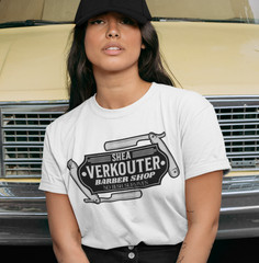 Shea Verkouter Barber Shop T-SHIRT No Bush Survives Funny C*nt Hairy Pussy TEE