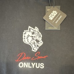 Darc Sport Star Wars Maul & The Moth Grunge Black Graphic Logo Tee M LCTT067