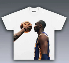 Kobe Vintage Style T Shirt 100% Cotton Basketball Star Tee