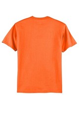 Hanes Cotton 5250 Unisex Short Sleeve T-Shirt Safety Orange Mixed Size Lot of 5