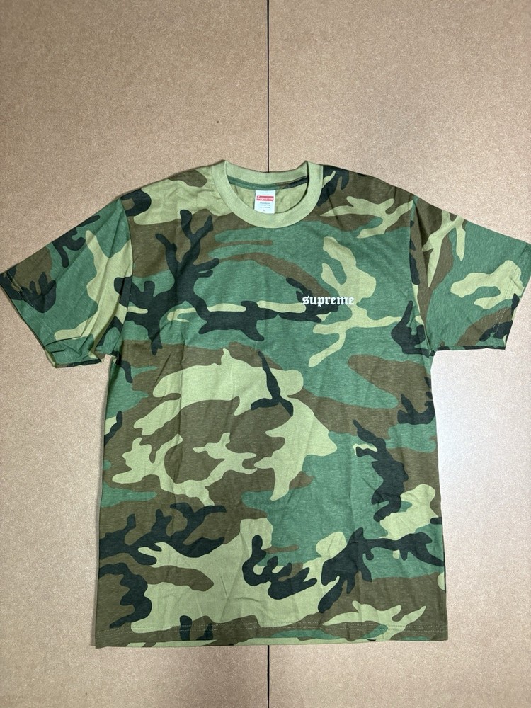 Supreme Target Tee Woodland Camo Size M