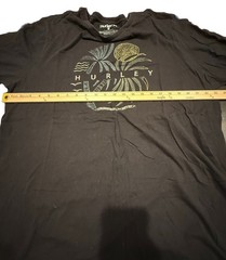 Hurley Palm Tree Graphic T Shirt Mens XXL Black Surf Beach Cotton Tee