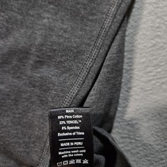 Public Rec Henley Shirt – Mens Size Small – Gray Pima Cotton Long Sleeve