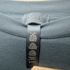 SKIMS Mens Cotton Modal Long Sleeve T-Shirt in Slate Blue Size M