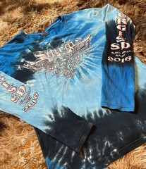 Sturgis Black Hills Rally 2016 Long Sleeve Tie Dye Graphic T-Shirt