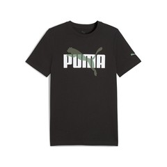 PUMA Intersect Tee Mens Black Casual Tops 68984101