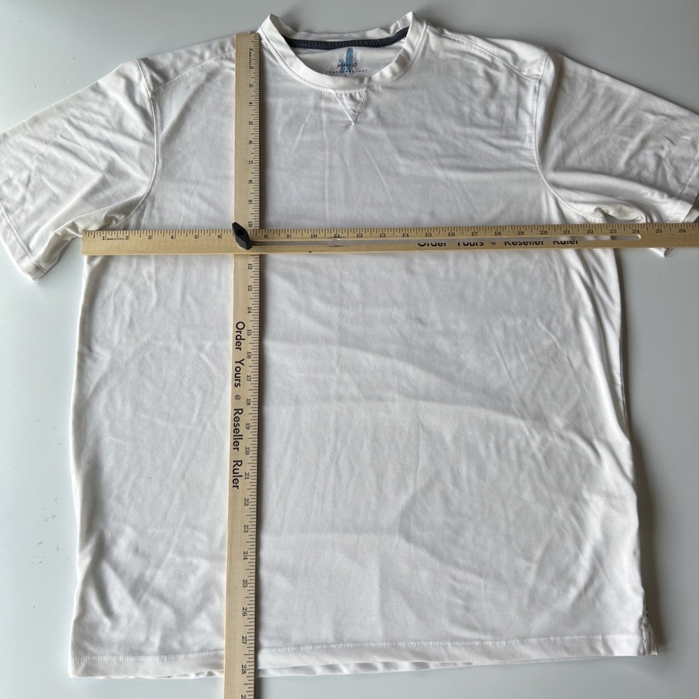 Johnnie-O Featherweight T-Shirt Men’s Large White Short Sleeve Performance