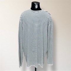 Faherty XXL Reversible Cloud LS Tee Stone Peak Stripe Pima Cotton Soft Coastal
