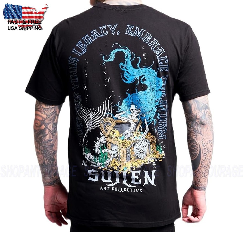 Sullen Art Collective Siren Premium Fit SCM7791 Short Sleeve T-shirt For Men