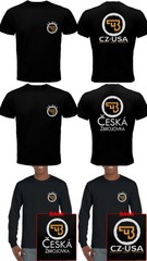 NEW CZ USA Ceska Zbrojovka Firearms Guns Logo Black T Shirt