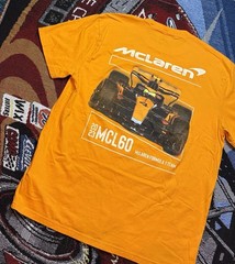 McLaren Racing Shirt Formula 1 F1 Hollister Mens Large Orange 2023 Tee