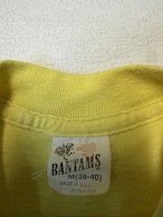 Vintage Bantams 1981 Fast Pitch Softball T Shirt Size M Yellow Paper Thin