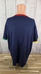 Polo Ralph Lauren Colorblock Ringer T Shirt Large Classic Fit Spellout VTG Style