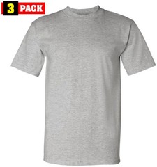 US Army Solid Color T-Shirts Made in USA 100% Cotton Heavyweight Shirts 3 Pack