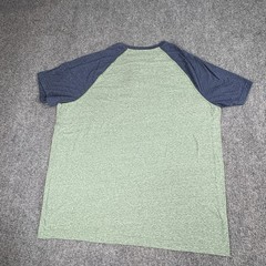 G.H. Bass & Co. Green Short Sleeve Henley Shirt Men’s XL Casual Everyday Relaxed