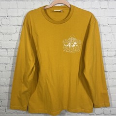 H&M John Boyega Shirt Mens Medium Orange Sustainable Cotton Long Sleeve