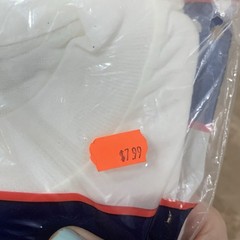 Vintage Fruit Of The Loom Mens White Crew Neck T Shirt 3 Pk 1989 Small 34-36 80s