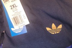 NEW MENS ADIDAS ORIGINALS 3-STRIPES CALIFORNIA TREFOIL SHIRT ~SIZE 2XL ~ #KC863