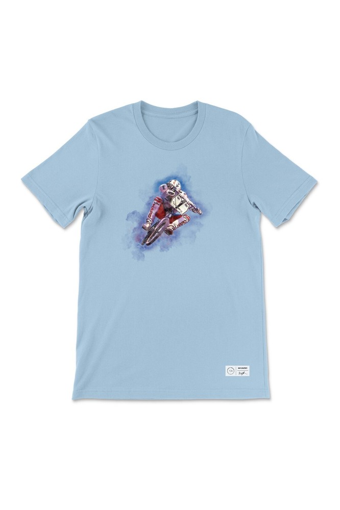 HARO BMX WINDY OSBORN MENS TUCK SHIRT SIZE XL LIGHT BLUE