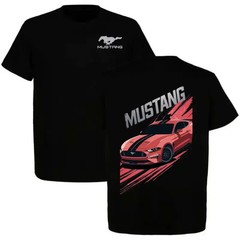Ford Mustang Sports Car T Shirt Modern Muscle Car Graphic Tee
