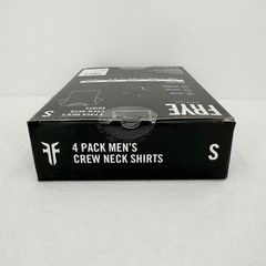 Frye Men’s 4 Pack Crew Neck T-Shirts Size S Beige, Green Undershirts Cotton NWB