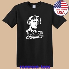 1.21 Gigawatts Dr. Brown Back to The Future Black Size S-5XL