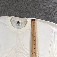 vtg stafford shirt mens XXL white black tee single stitch 2