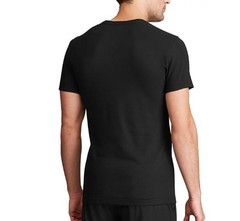 3 PACK POLO RALPH LAUREN STRETCH SLIM FIT COTTON GRAY BEIGE CREW NECK T SHIRTS