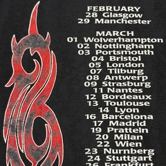 Vintage Slipknot Shirt Large Y2K Long Sleeve Tour Concert Nu Metal Rock Band Tee