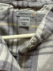 Carhartt Men’s T-Shirt Long Sleeve size L(12/14) RN#14806 Cotton Polyster