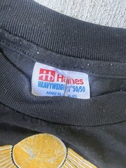 Hanes Heavyweight 50/50 Vintage Million Man March 1995 Tee XL Black Vintage