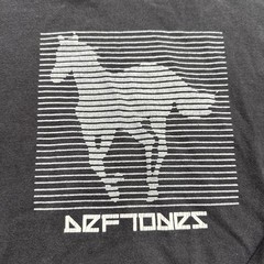 Vintage 2000 Y2K Deftones White Pony Long Sleeve Graphic Band Concert T-Shirt
