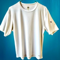 REI Co Op White Active T-Shirt Logo Moisture Wicking UPF 50 Hiking Mens Large