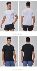 Men’s Short Sleeve UPF 50+ Sun Protection Shirts Quick Dry Rashguard Swim Shirt