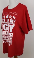 Christmas T Shirt Size XL Red This Is My Ugly Christmas Sweater