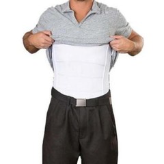 Men Gynecomastia Compression Shirts Slimming Undershirt Tank Top Abs Body Shaper