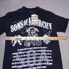 Y2k Sons Of Anarchy SOA T-shirt Mens Small “No Rules No Masters” Samcro Reaper