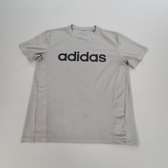 Adidas Shirt Mens Large Gray Short Sleeve Casual Outdoors Comfort Gym