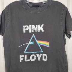 Pink Floyd Shirt Mens XL Gray Dark Side Of The Moon Graphic Cotton On Tee