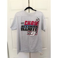 Chase Elliott Hendrick Motorsports Team Collection Lumar Finish Line Shirt Ash