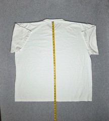 Champs CSG Shirt Mens 5XL White Short Sleeve Crewneck Blank Tee Big & Tall READ